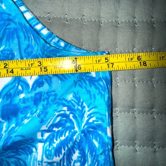 Lilly Pulitzer Lindy Dress Amalfi Blue Sunny State of Mind Size Small EUC - Picture 10 of 14